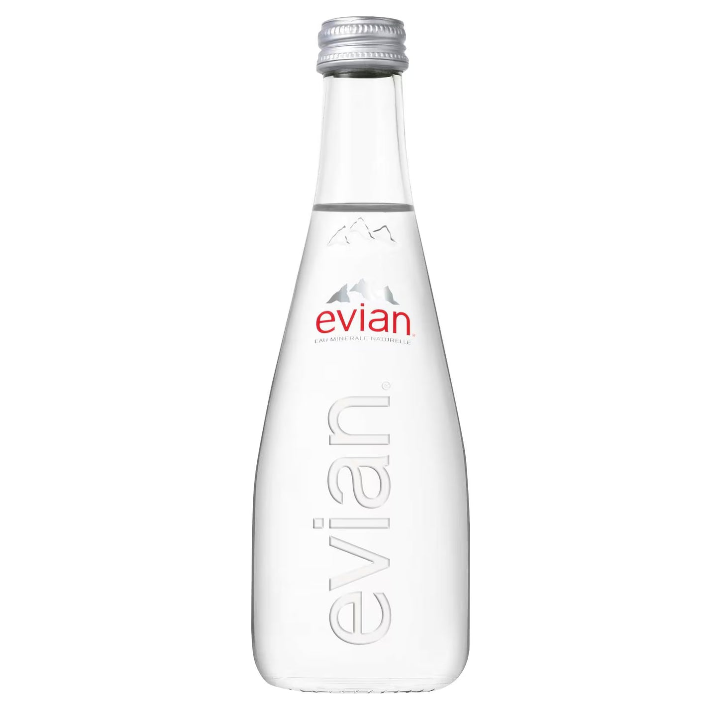 Evian Still Mineral Water Glass Bottles - (20x330ml)
