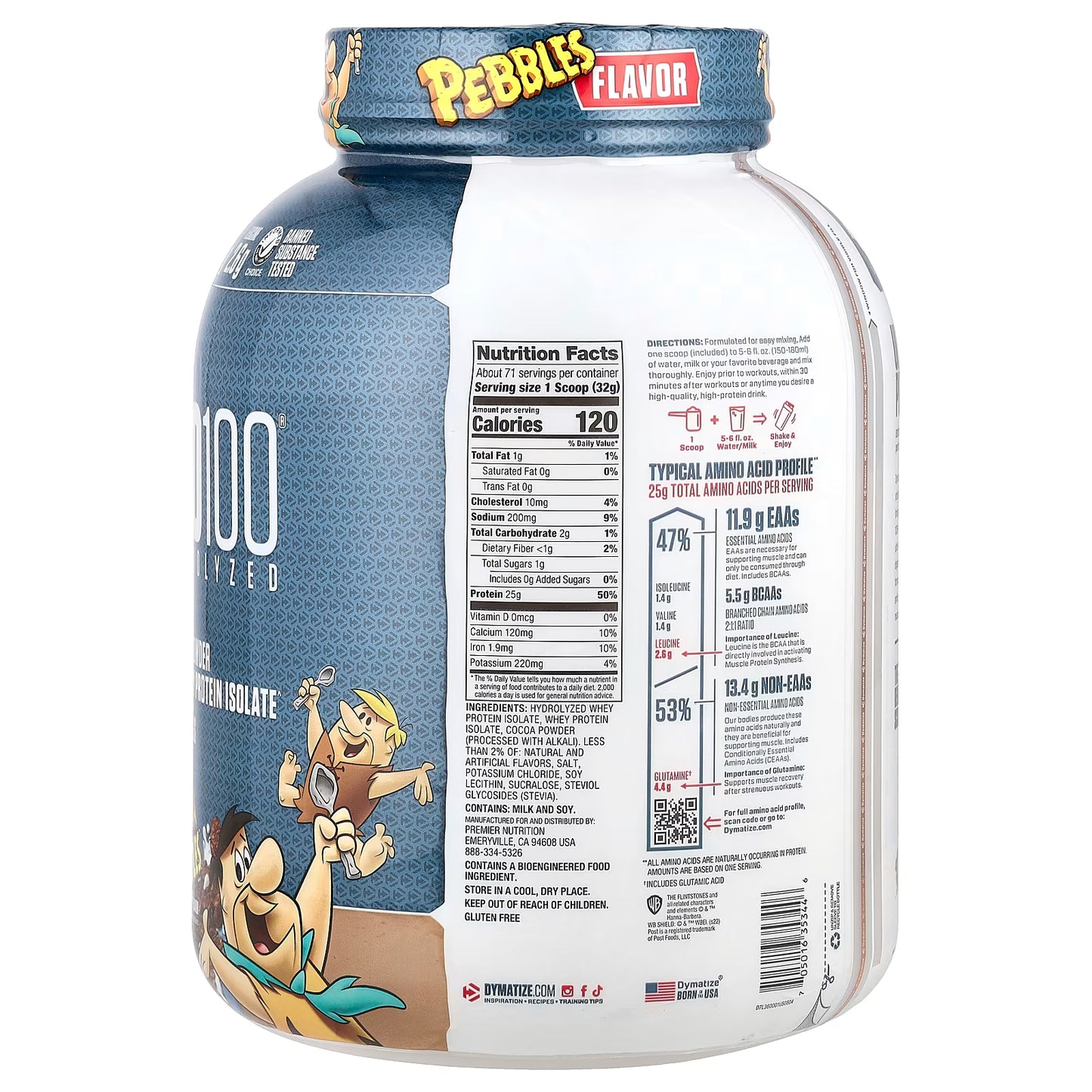 Dymatize ISO 100 Protein Powder - Cocoa Pebbles (1x2.3kg)