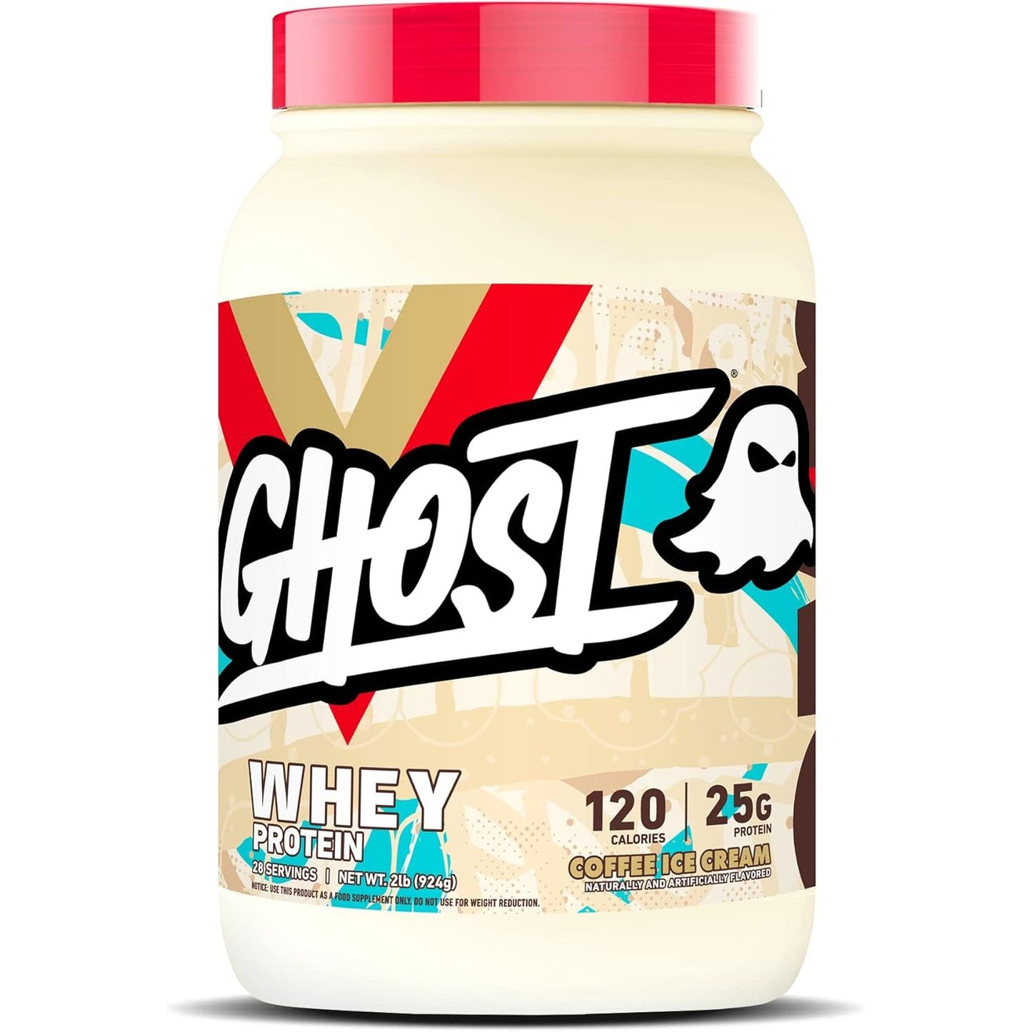Ghost Whey Protein Blend Coffee Ice Cream - (2lb/924g)