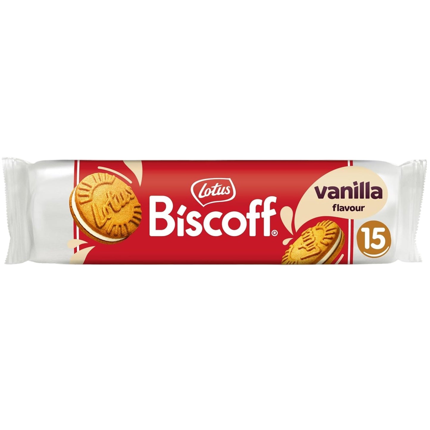 Lotus Biscoff Vanilla Sandwich Cookies - (9x150g)