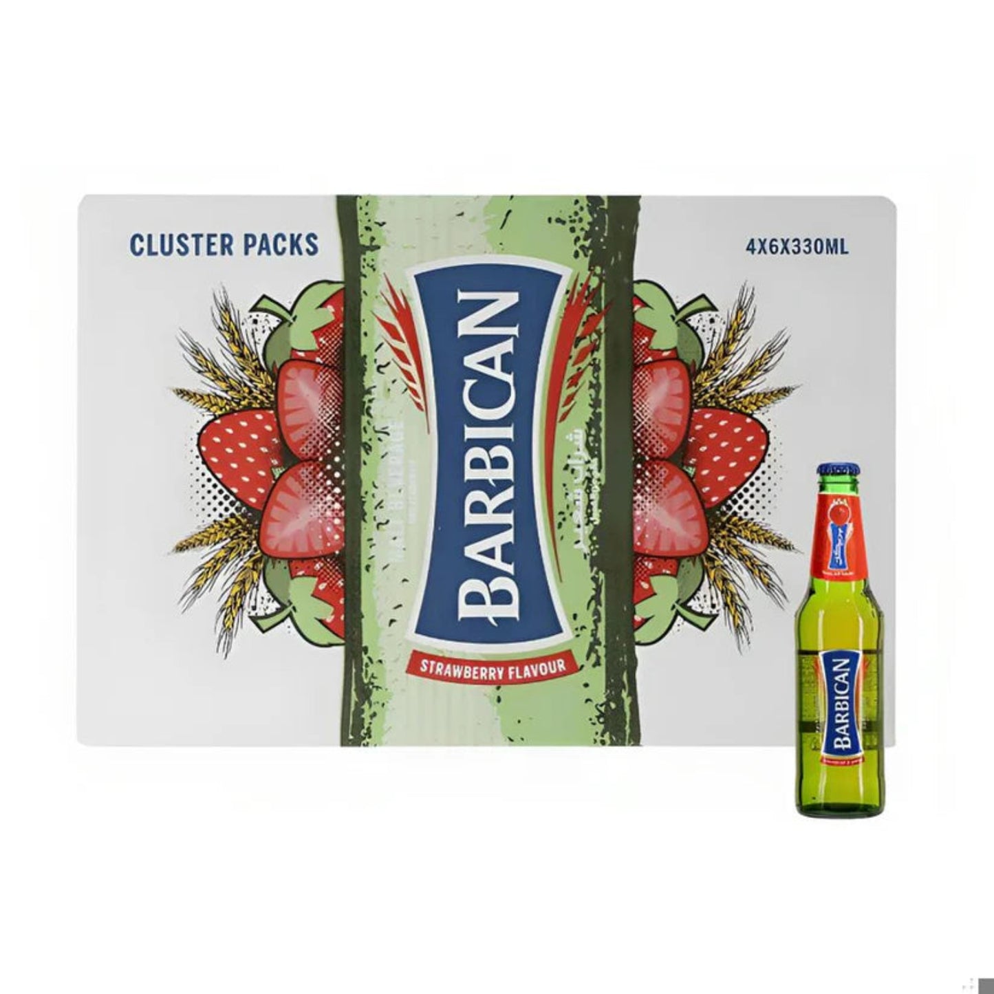 Barbican Strawberry Flavoured Non-Alcoholic Malt Beverage - (24x330ml)