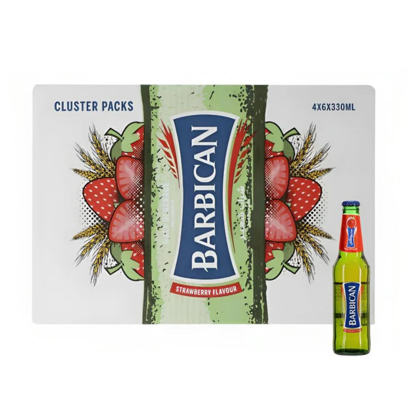 Barbican Strawberry Flavoured Non-Alcoholic Malt Beverage - (24x330ml)