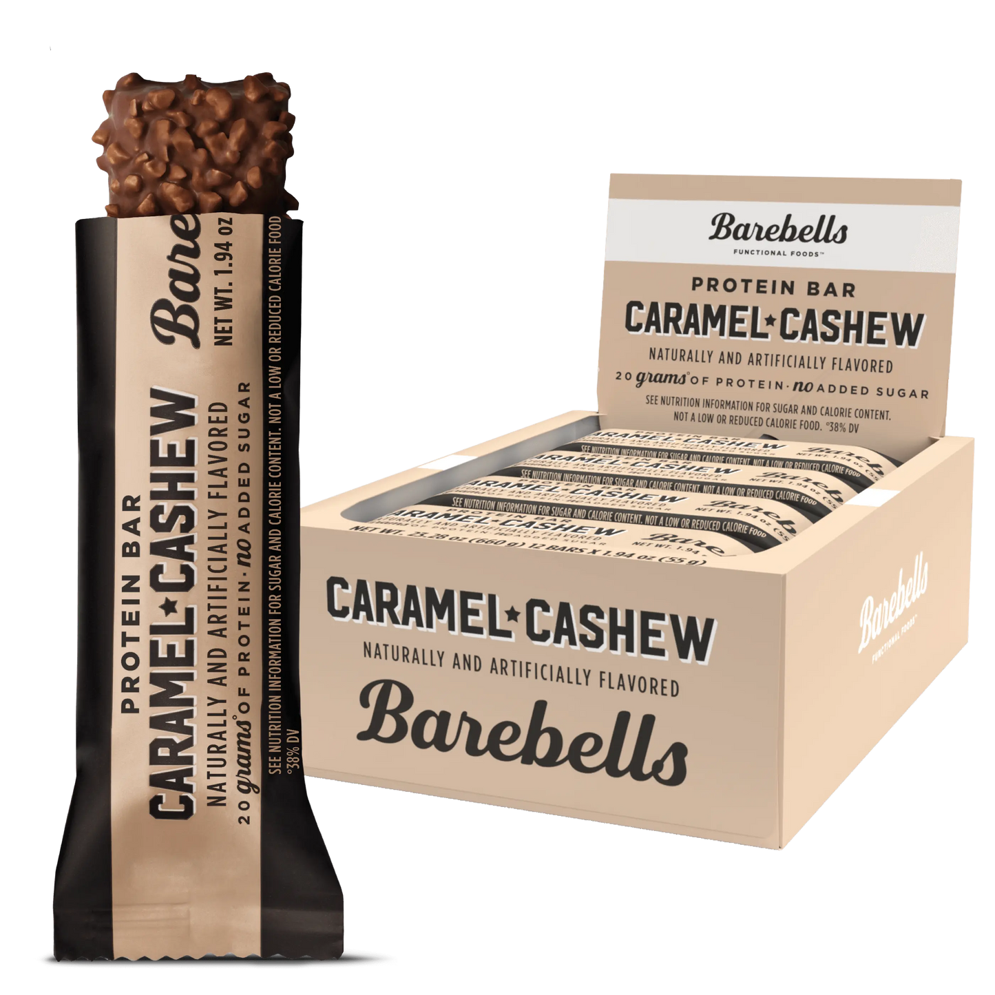 Barebells Protein Bars - Caramel Cashew (12x55g)