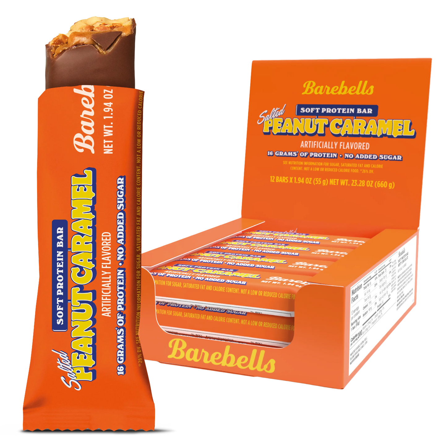 Barebells Protein Bars - Soft Salted Peanut Caramel (12x55g)