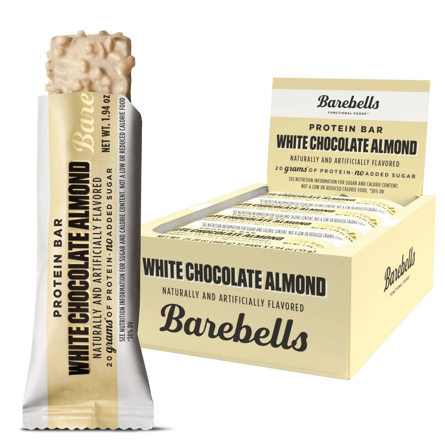 Barebells Protein Bars - White Chocolate Almond (12x55g)