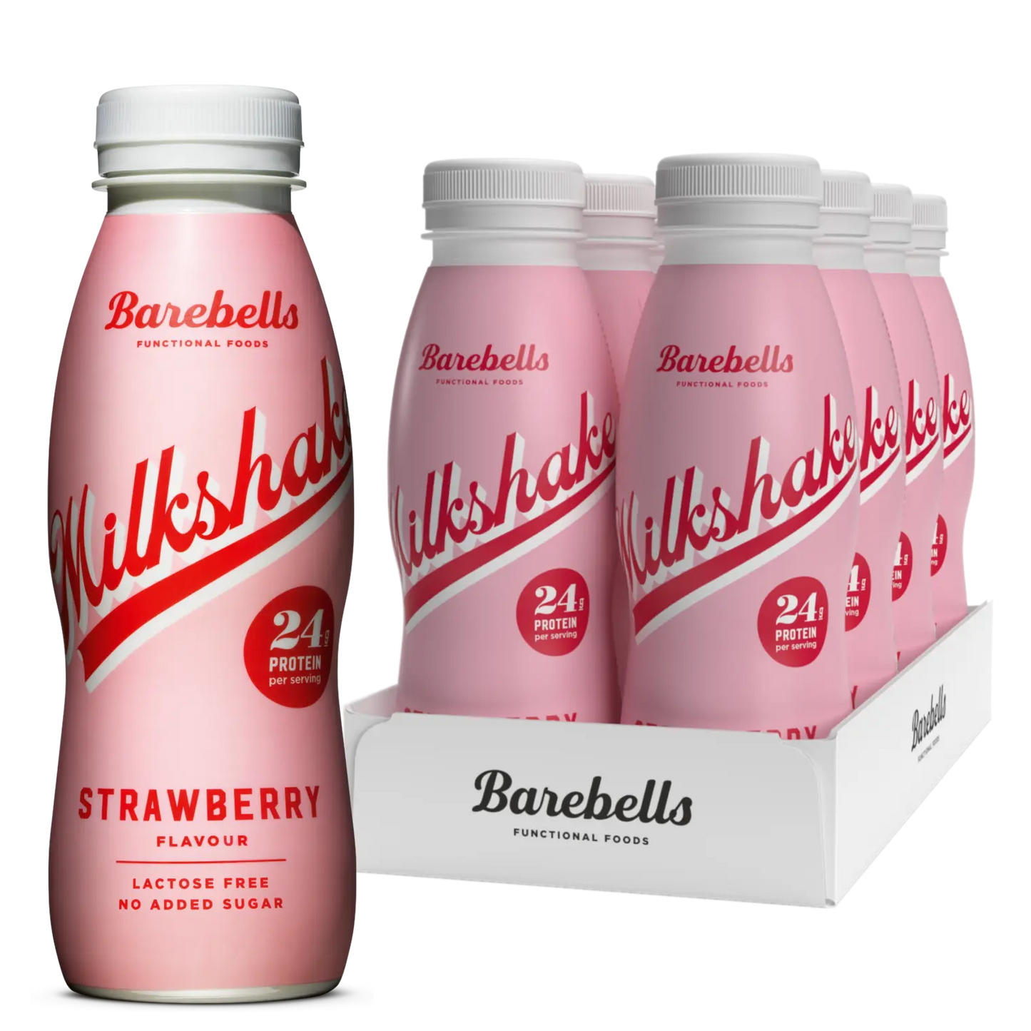 Barebells Protein Strawberry Milkshake - (8x330ml)