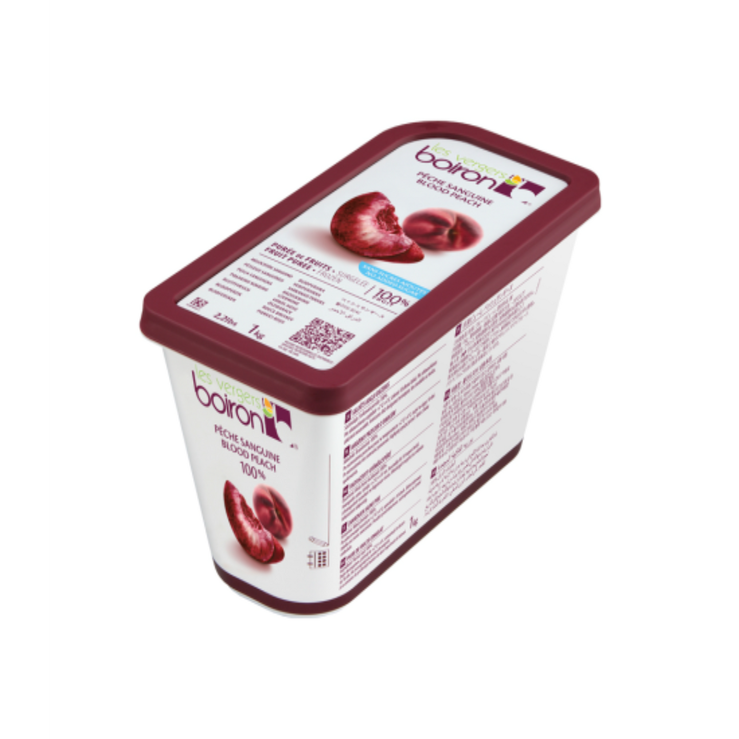 Boiron White Peach Puree France - (1x1kg)