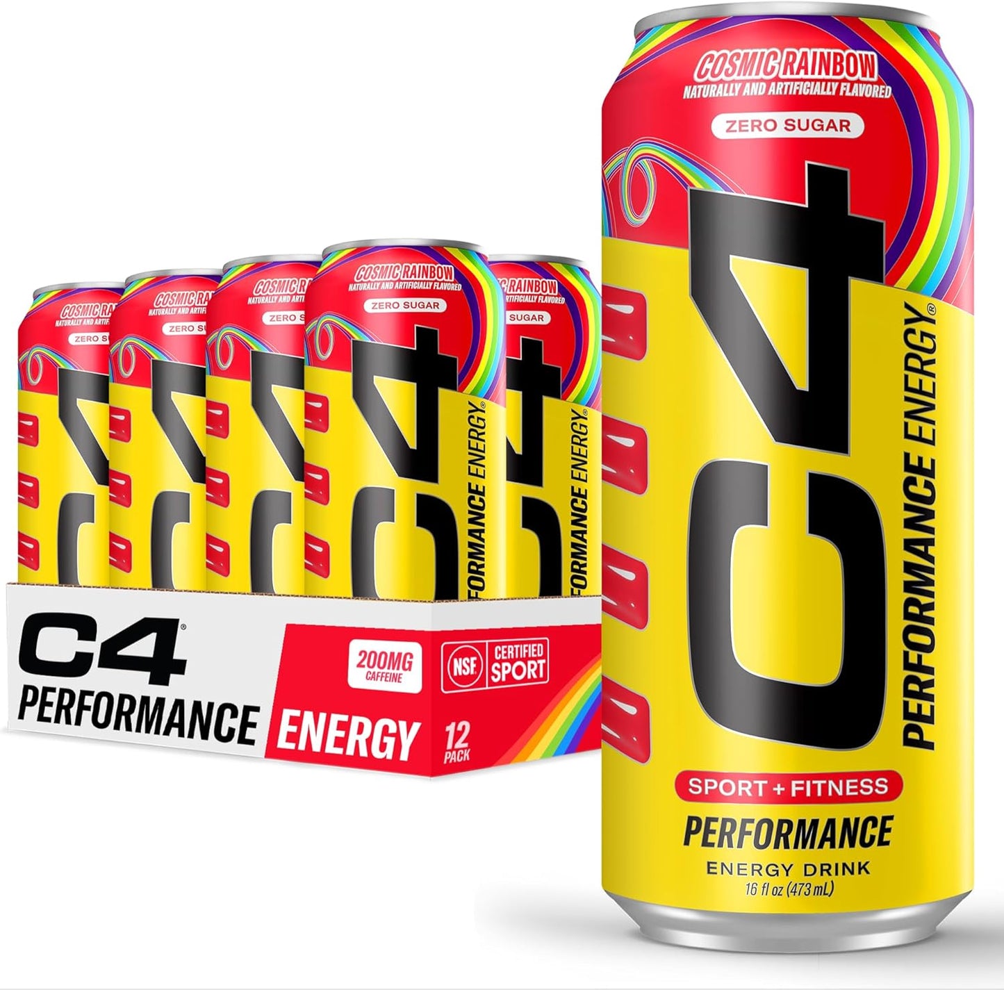 C4 Original Skittles Energy Drink - (12x473ml)