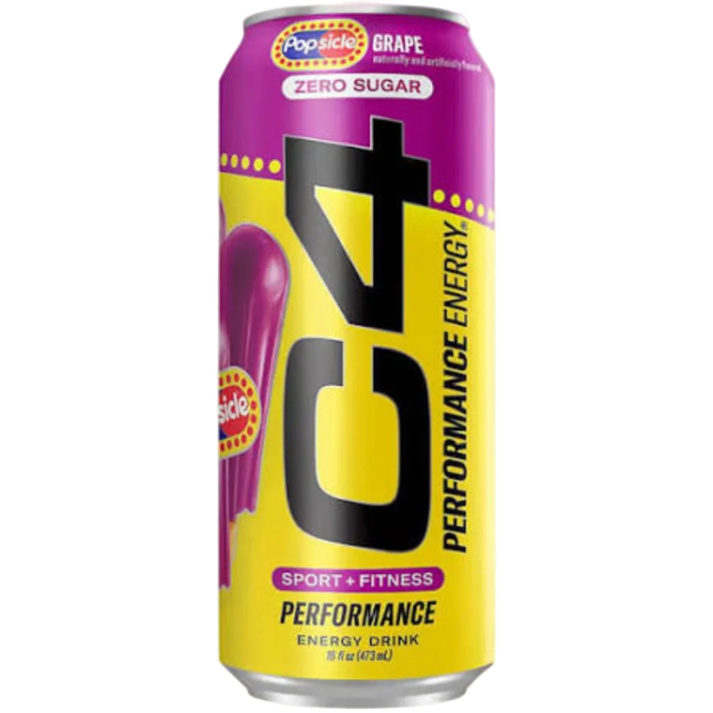 C4 Popsicle Grape Energy Drink - (12x473ml)