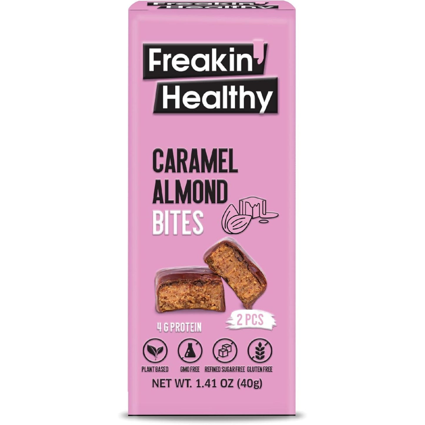 Caramel Almond Bites - (10x40g)