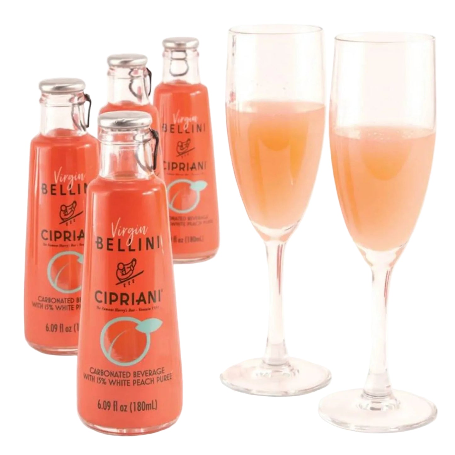 Cipriani Bellini 0% White Peach - (24x180ml)