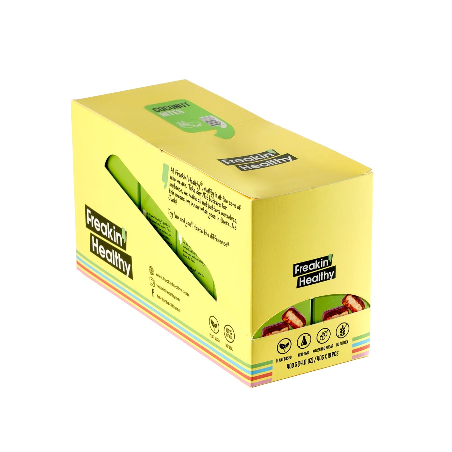 Freakin Healthy Coconut Butter Bites - (10x40g)