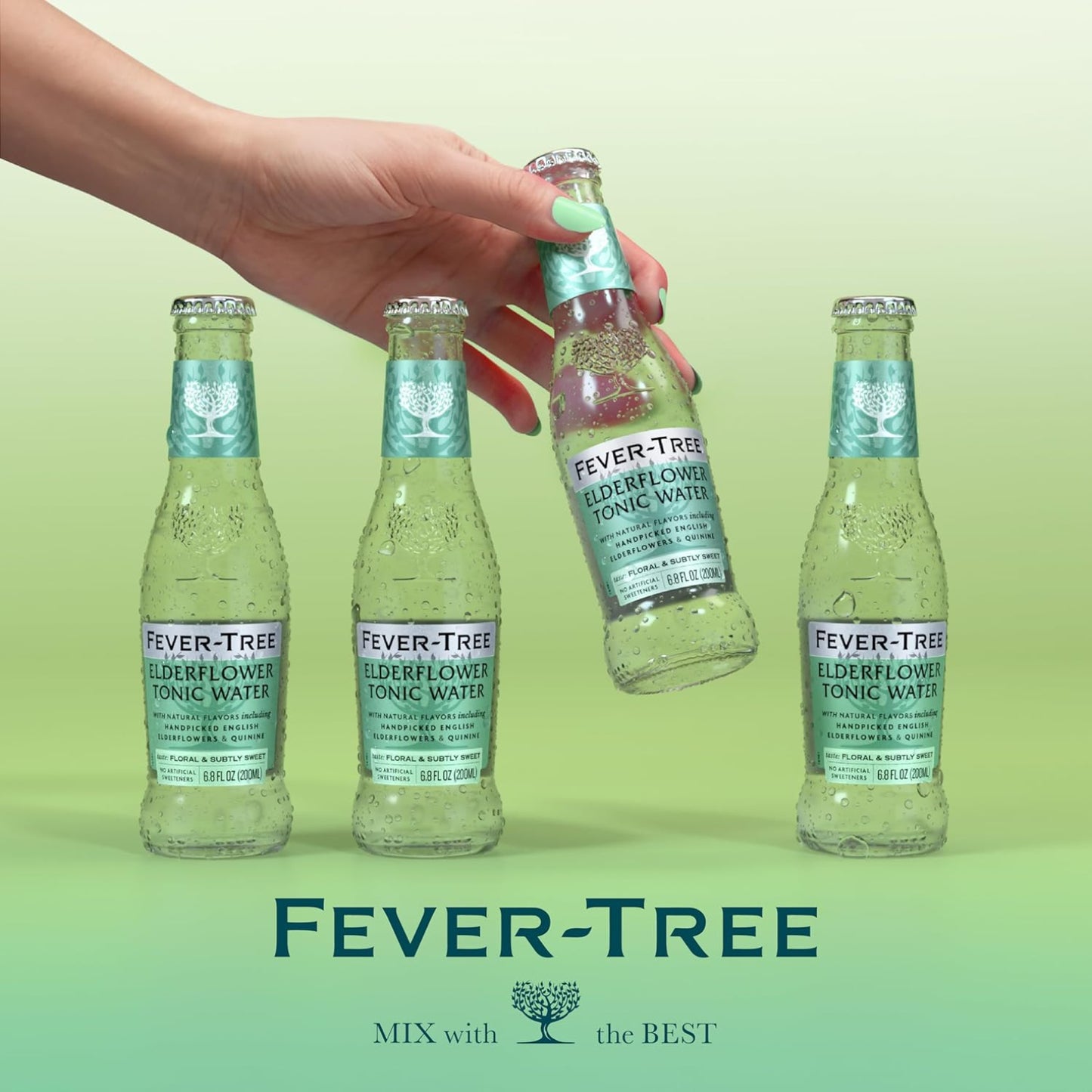 Fever-Tree Elderflower Tonic Water - (24x200ml)