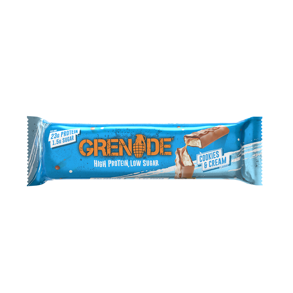 Grenade High Protein, Low Sugar Bar - Cookies & Cream (12x60g)