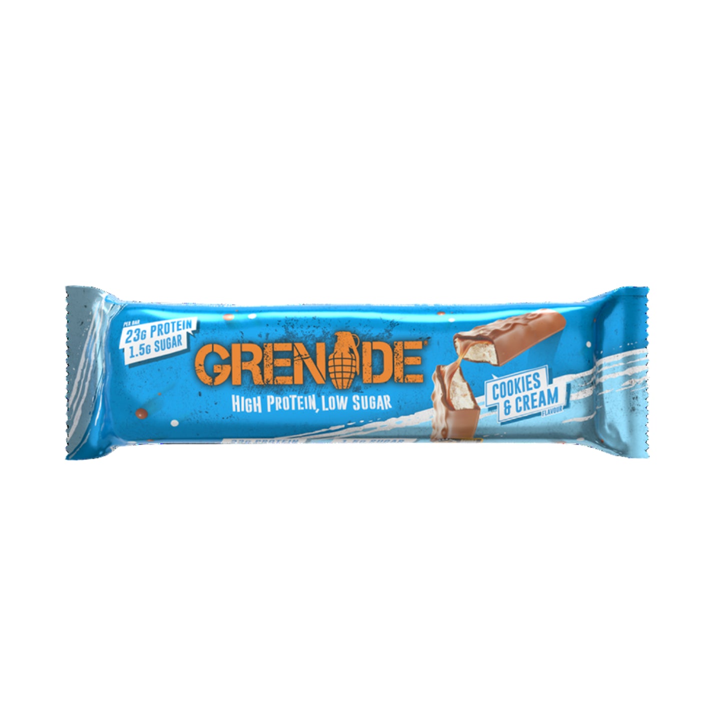 Grenade High Protein, Low Sugar Bar - Cookies & Cream (12x60g)