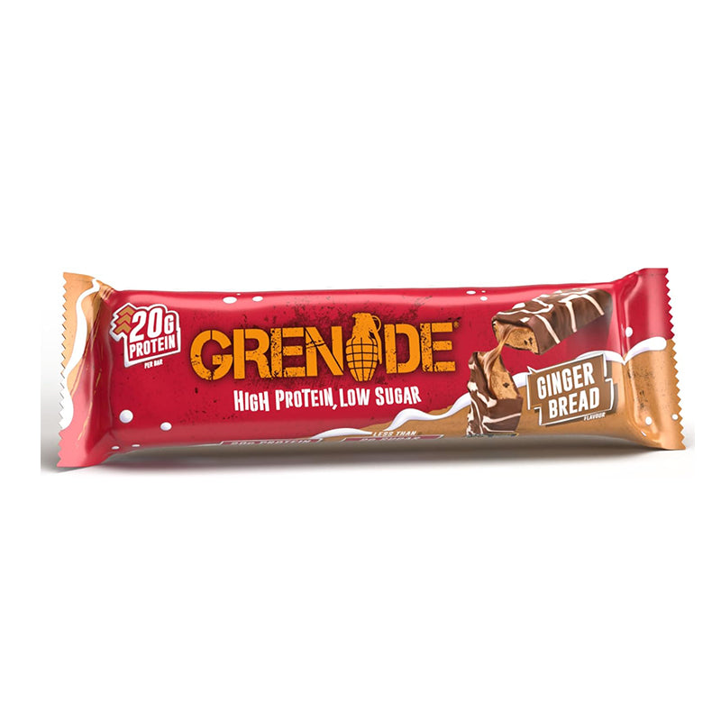 Grenade High Protein, Low Sugar Bar - Ginger Bread (12x60g)