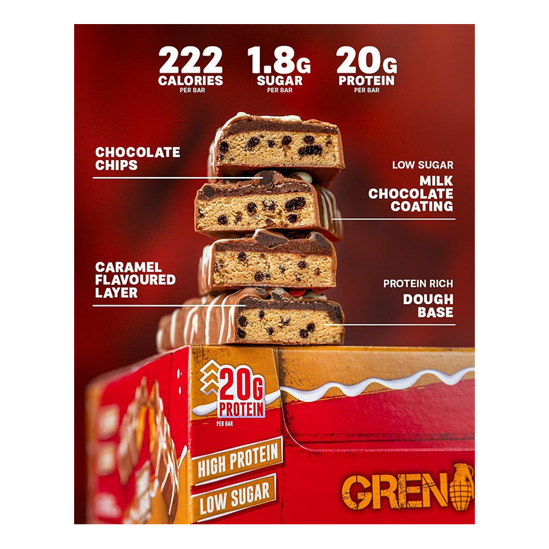 Grenade High Protein, Low Sugar Bar - Ginger Bread (12x60g)
