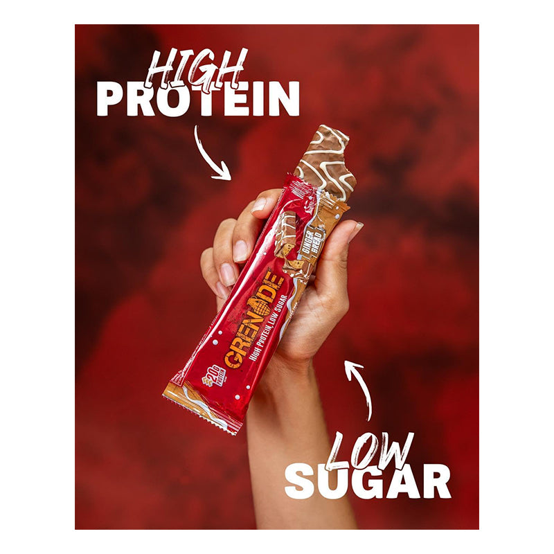 Grenade High Protein, Low Sugar Bar - Ginger Bread (12x60g)