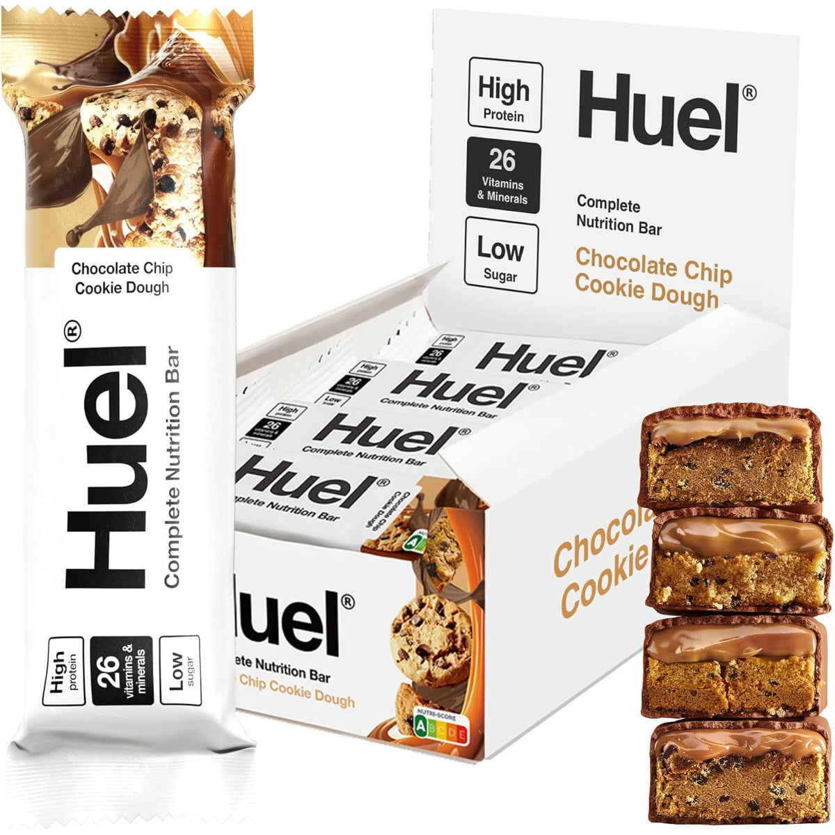 Huel Nutrition Bar Chocolate Cookie Dough - (12x55g)