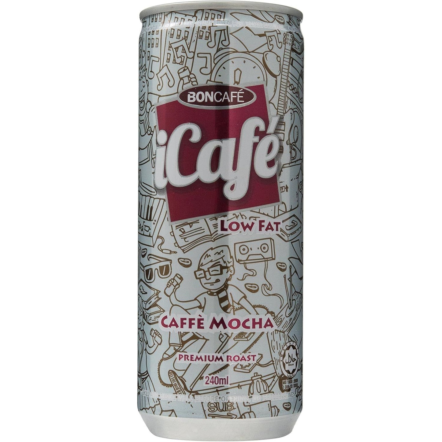 I Café Iced Caffe Mocha Low Fat - (30x240ml)