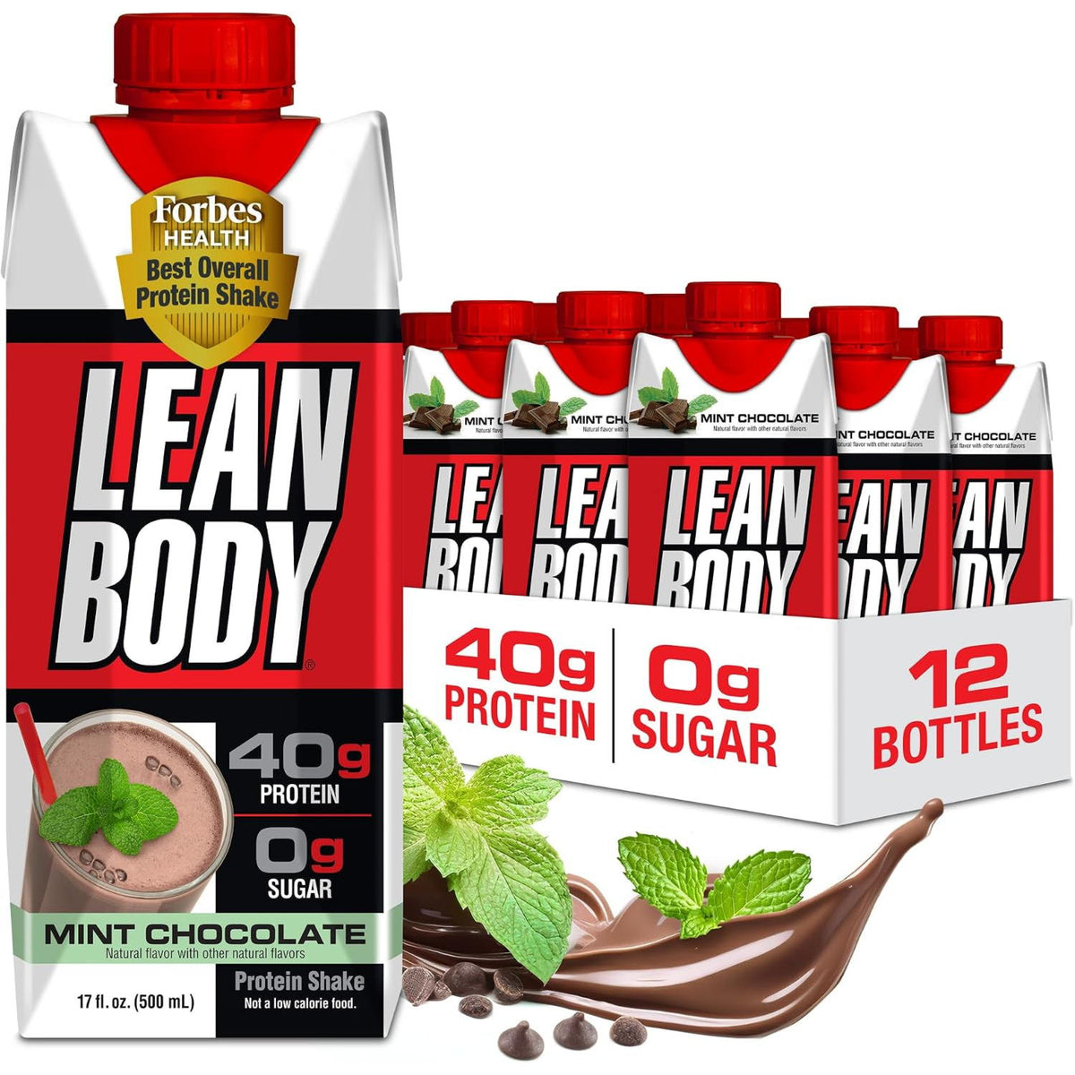 Labrada Nutrition Lean Body Protein Shake Mint Chocolate - (12x500ml)