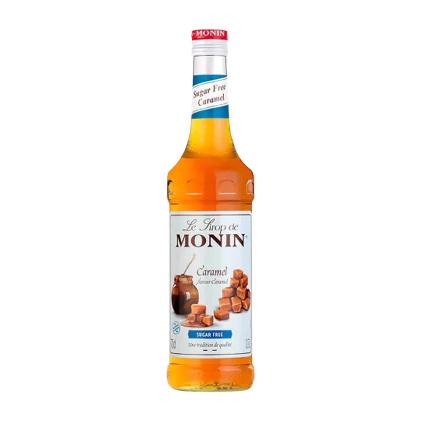 Monin Caramel Sugar Free Syrup - (1x700ml)