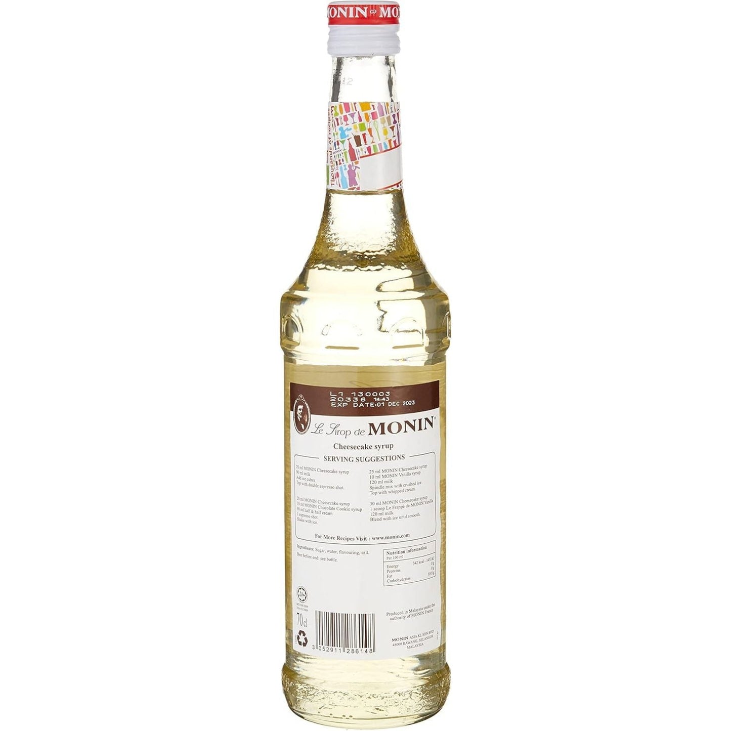 Monin Cheesecake Syrup - (1x700ml)