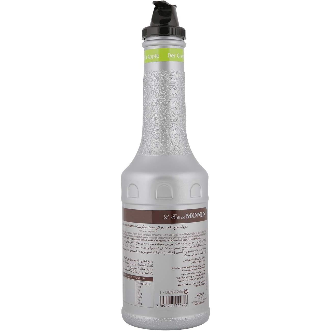 Monin Granny Smith Puree Fruit Mix - (1x1l)