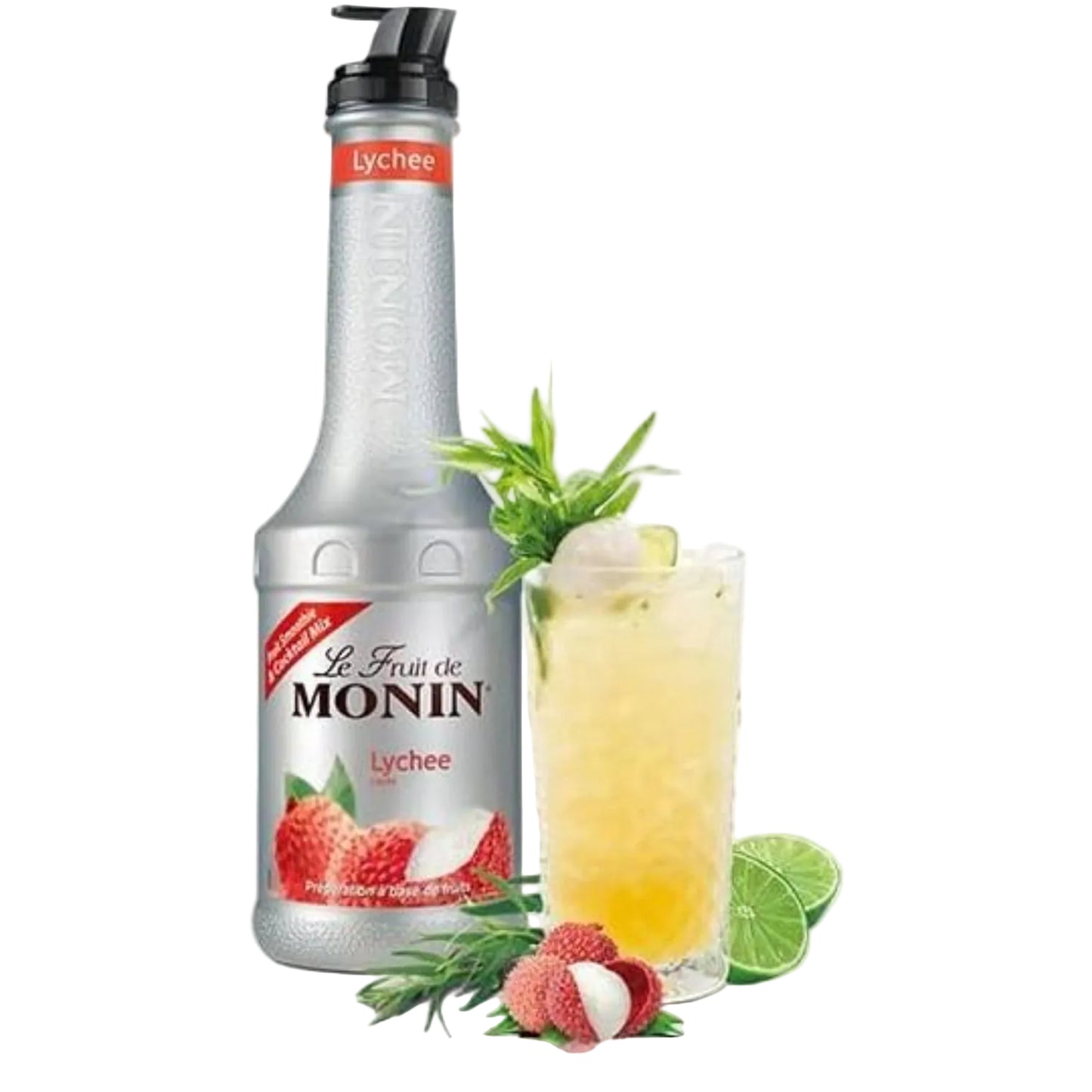 Monin Lychee Puree Fruit Mix - (1x1l)