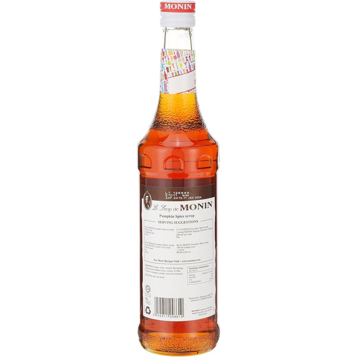 Monin Pumpkin Spice Syrup - (1x700ml)