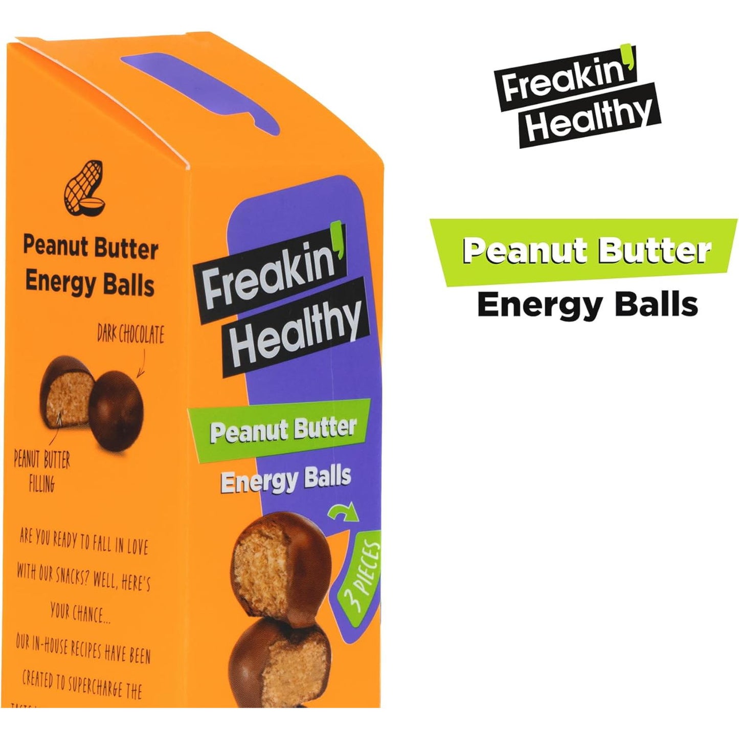 Peanut Butter Protein Balls - (10x60g)