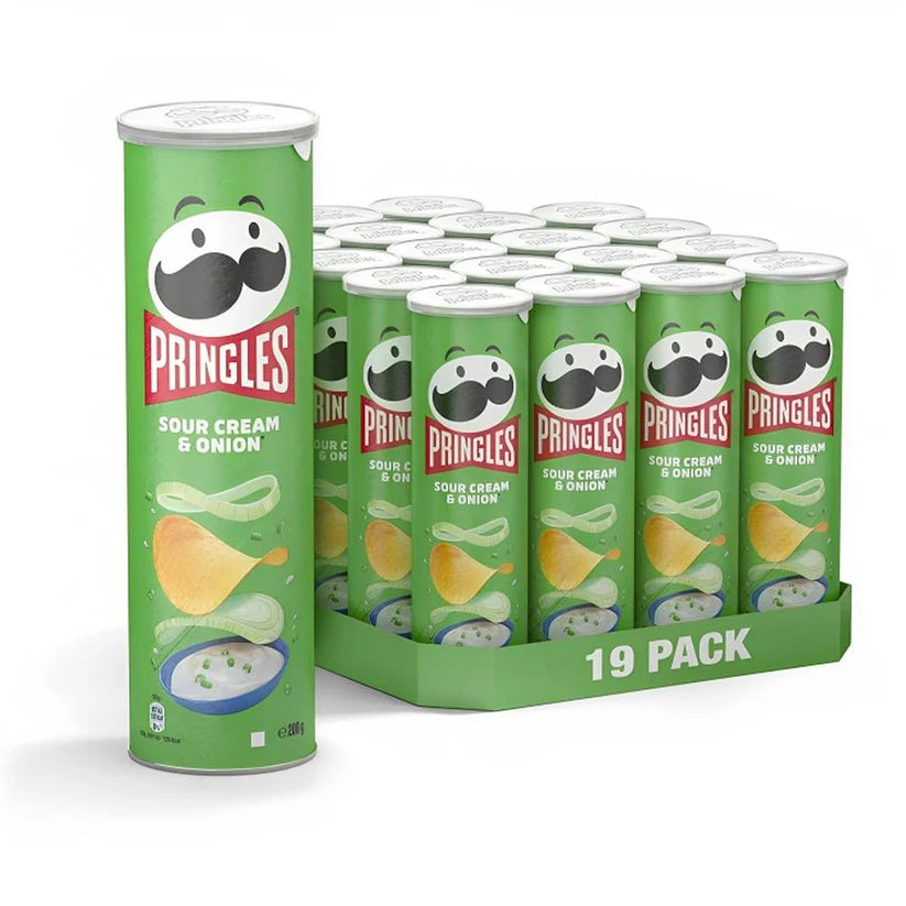 Pringles Sour Cream & Onion - (19x165g)