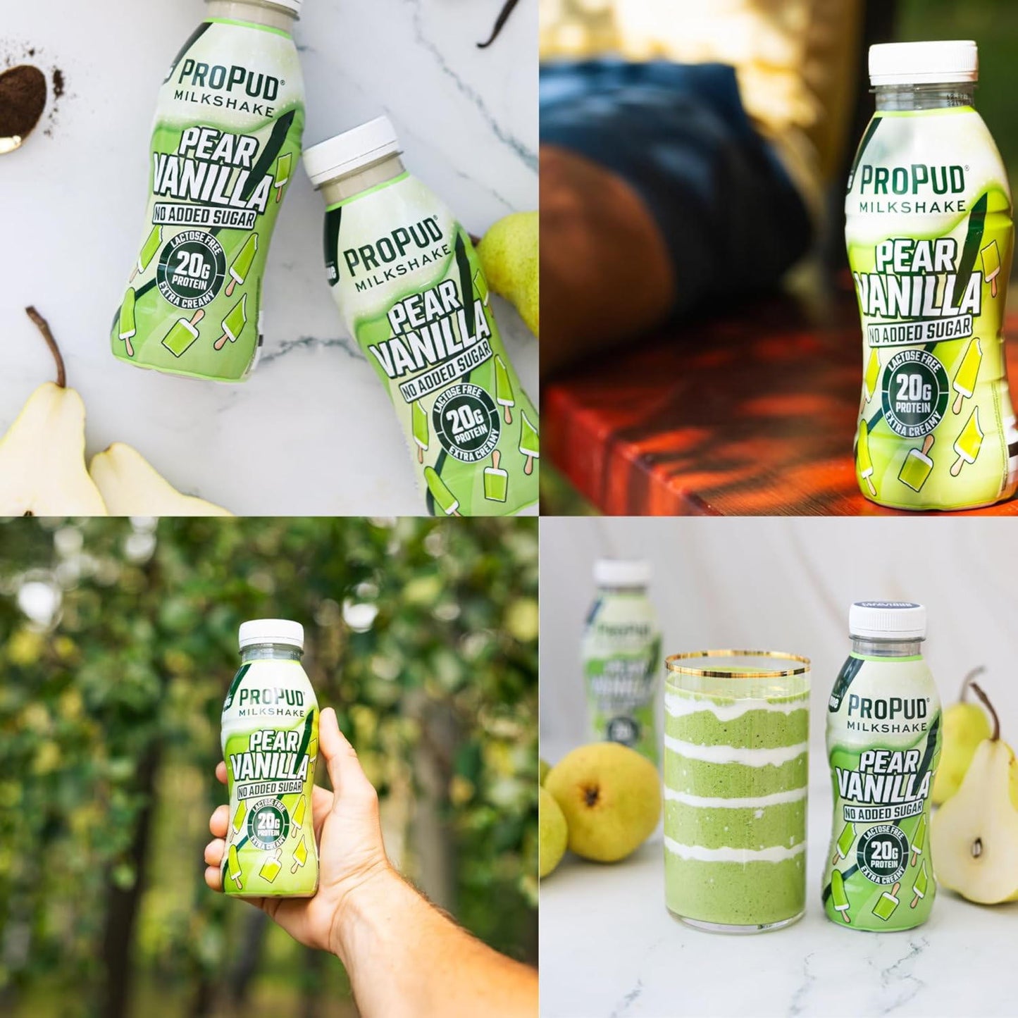 Propud Shake Pear & Vanilla - (8x330ml)