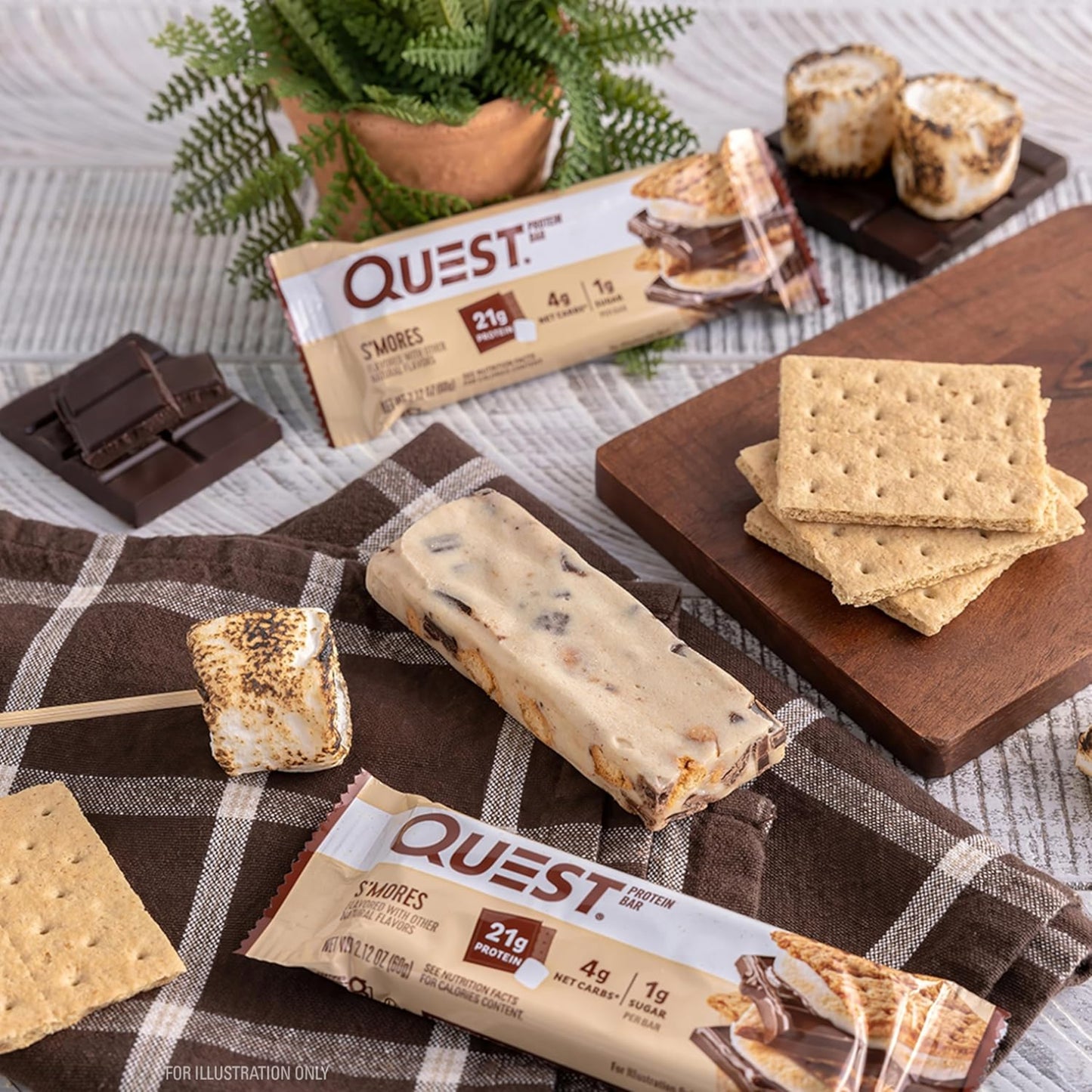 Quest High Protein Bar - S'Mores (12x60g)