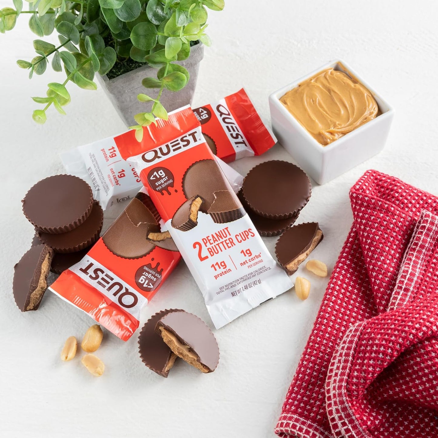 Quest High Protein Chocolate - Peanut Butter Cups (12x42g)