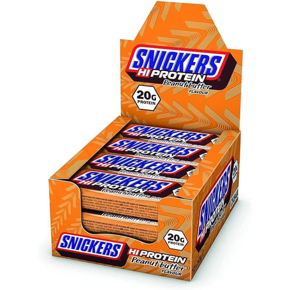 Snickers High Protein Bar Peanut Butter - (12x57g)