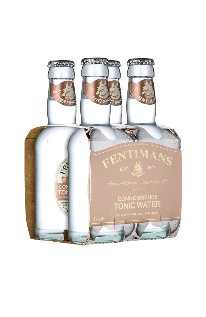 Fentiman Connoisseurs Tonic Water Glass Bottles - (24x200ml)