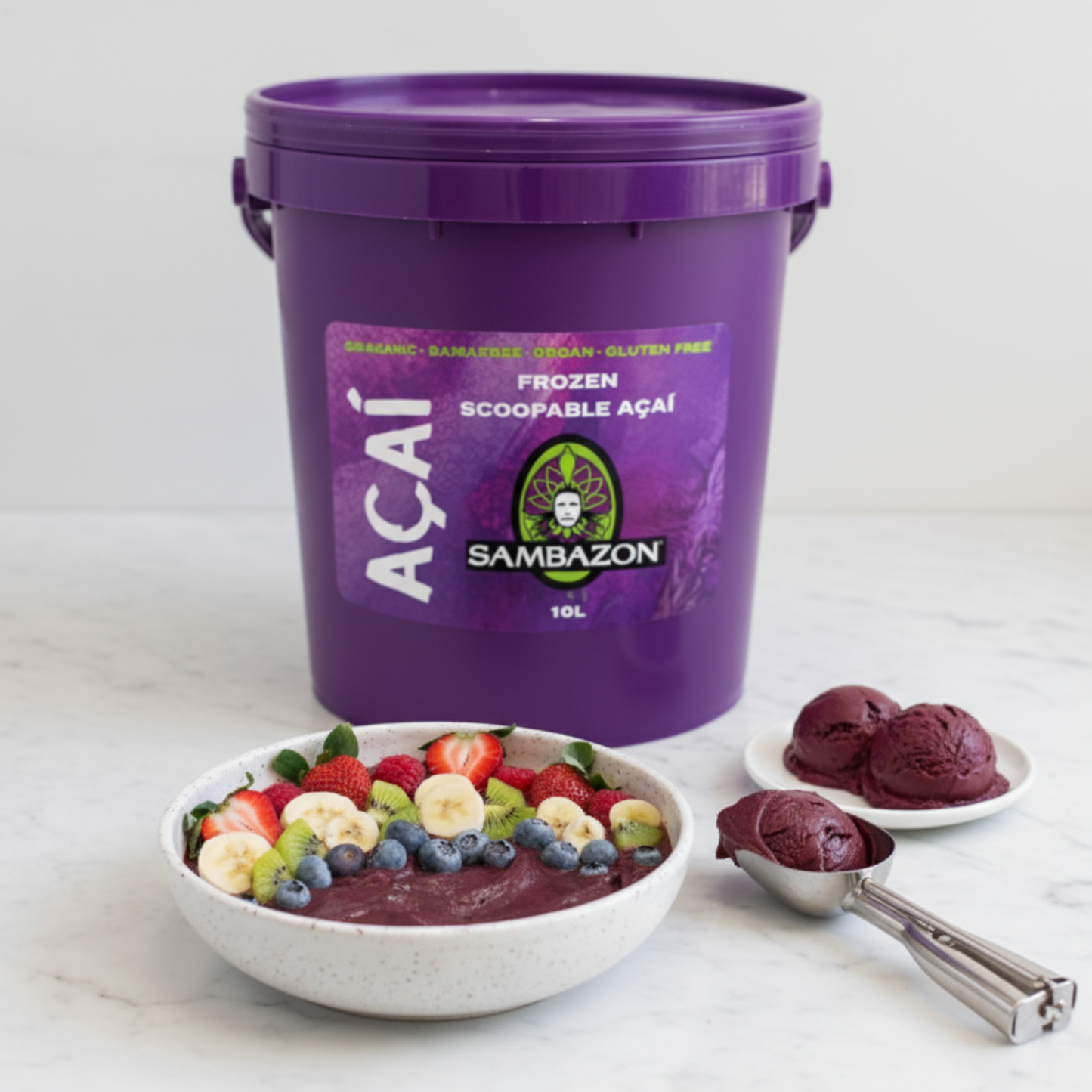 Sambazon Frozen Scoopable Açaí Sorbet - (3.6L)