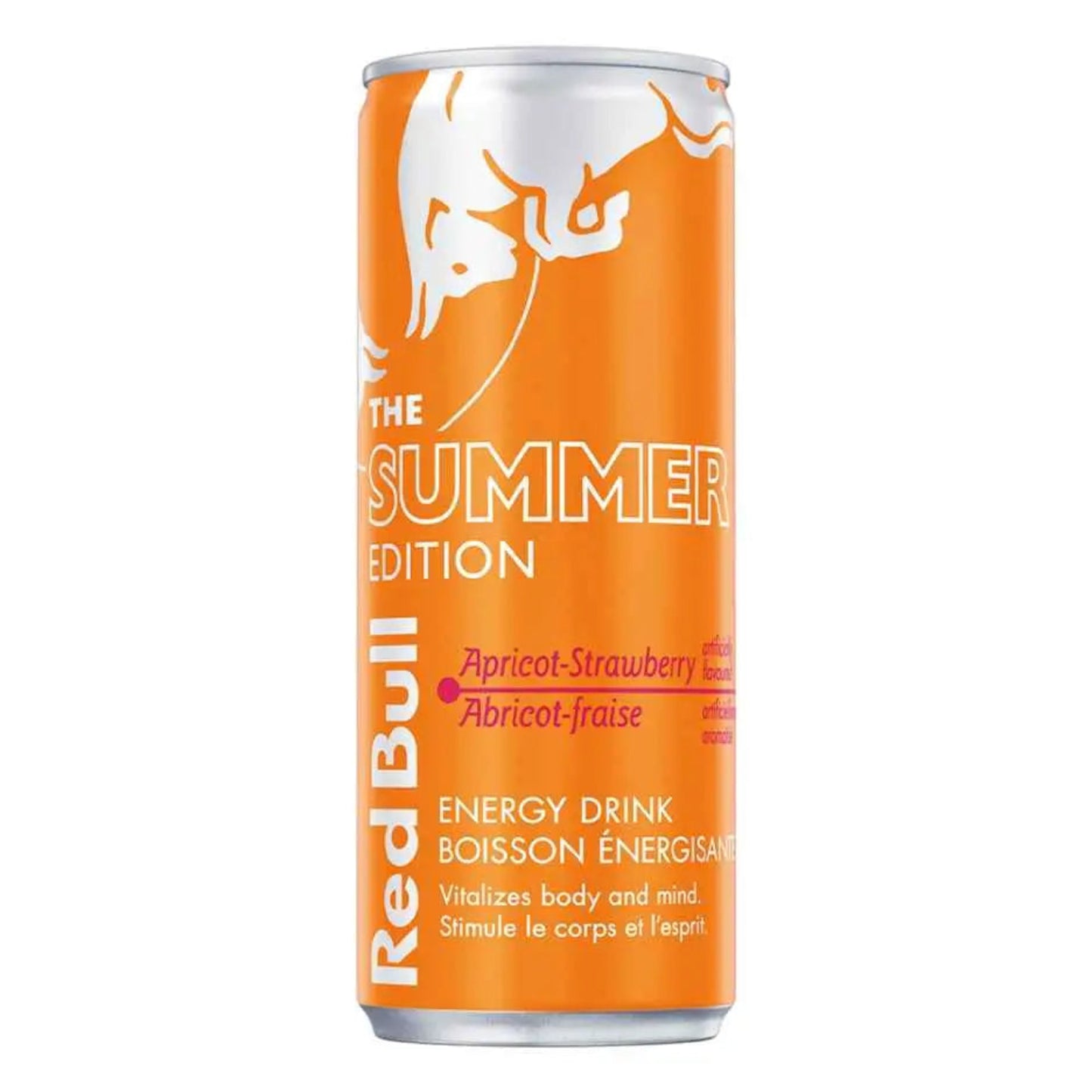 Red Bull The Summer Edition Energy Drink Strawberry Apricot Cans - (24x250ml)