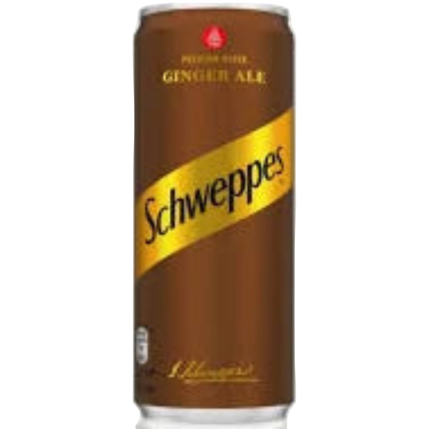 Schweppes GingerAle Carbonated Soft Drink Cans - (24x300ml)
