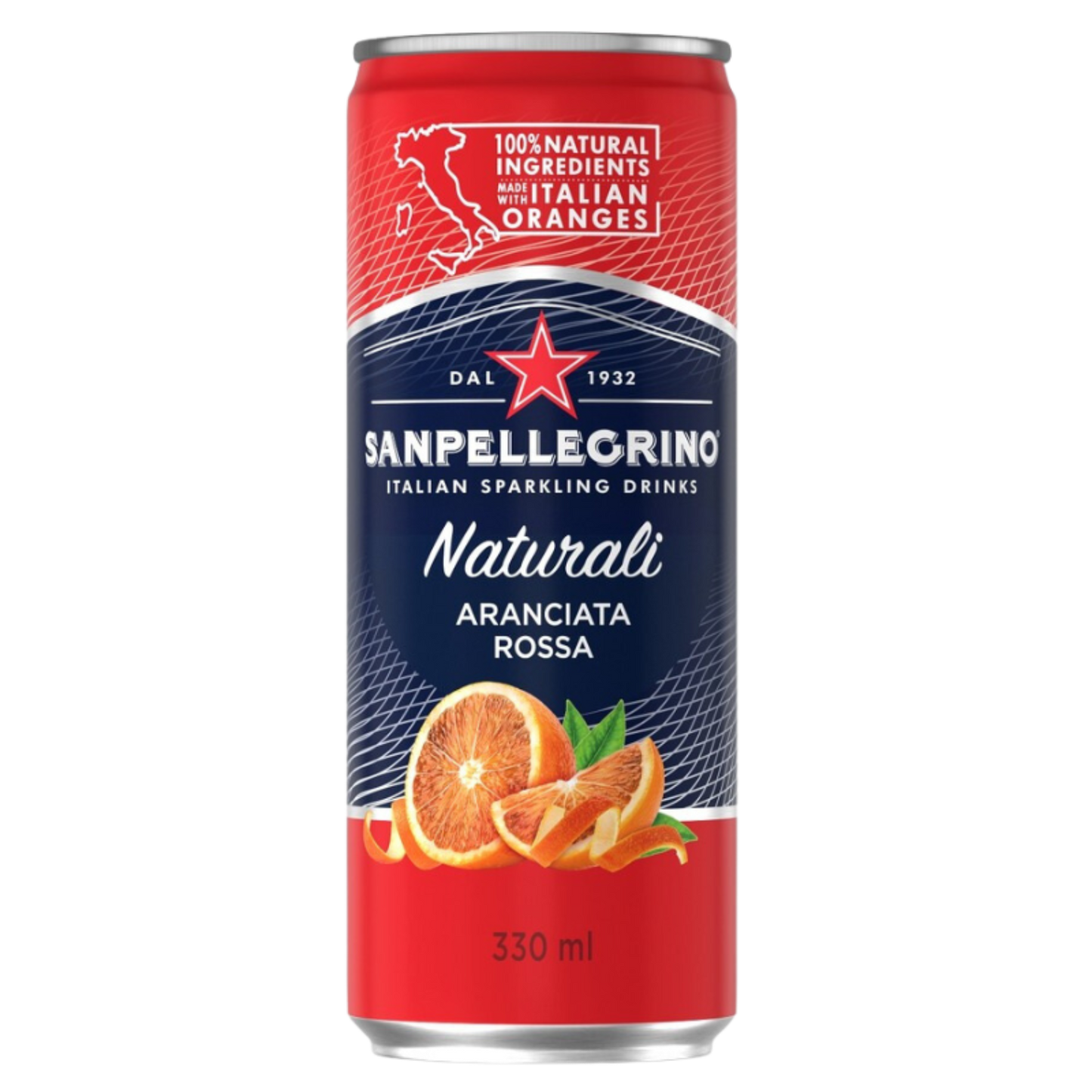 San Pellegrino Aranciata Rosa Sparkling Juice Cans - (24x330ml)