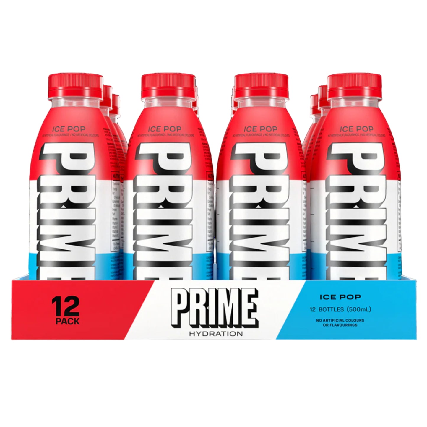 Prime Hydration Drink Ice Pop - (12x500ml)