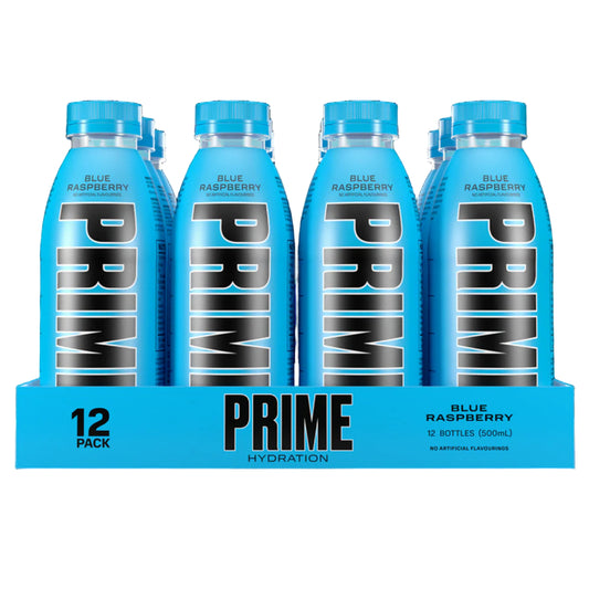 Prime Hydration Drink Blue Raspberry - (12x500ml)