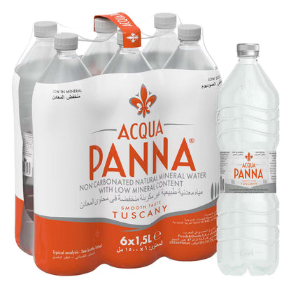 Acqua Panna Plastic Bottles - (6x1.5l)