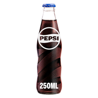 Pepsi Carbonated Soft Drink Glass Bottles - (24x250ml)