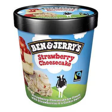 Ben & Jerry's Strawberry Cheesecake - (6x473ml)