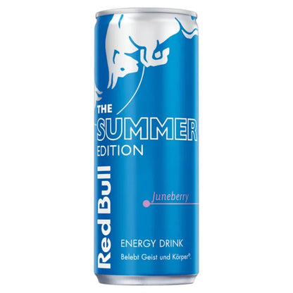 Red Bull The Summer Edition Energy Drink Juneberry Cans - (24x250ml)