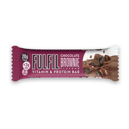 Fulfil Chocolate Brownie Flavour - Vitamin and Protein Bar (15x55g)