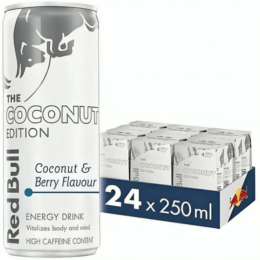 Red Bull The White Edition Energy Drink Coconut & Berry Cans - (24x250ml)