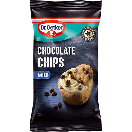 Dr. Oetker Milk Chocolate Chips - (9x100g)